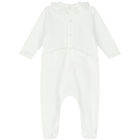 أفرول بنات بالشعار باللون العاجى, 1, hi-res